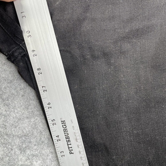 Levi's High Rise Skinny Jeans Women's Size 27 Black Denim Dark Wash Grunge - Picture 7 of 12